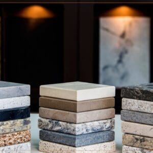 Close up image of marbles with different designs